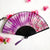 3 Pieces Ancient Style Folding Fan Female Classical Tassel Silk Fan Chinese Style Small Fan Portable Dance Craft National Fashion Fan Student Fan