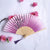 3 Pieces Ancient Style Folding Fan Female Classical Tassel Silk Fan Chinese Style Small Fan Portable Dance Craft National Fashion Fan Student Fan
