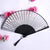 3 Pieces Ancient Style Folding Fan Female Classical Tassel Silk Fan Chinese Style Small Fan Portable Dance Craft National Fashion Fan Student Fan