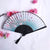 3 Pieces Ancient Style Folding Fan Female Classical Tassel Silk Fan Chinese Style Small Fan Portable Dance Craft National Fashion Fan Student Fan