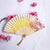 3 Pieces Ancient Style Folding Fan Female Classical Tassel Silk Fan Chinese Style Small Fan Portable Dance Craft National Fashion Fan Student Fan