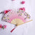 3 Pieces Ancient Style Folding Fan Female Classical Tassel Silk Fan Chinese Style Small Fan Portable Dance Craft National Fashion Fan Student Fan