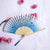 3 Pieces Ancient Style Folding Fan Female Classical Tassel Silk Fan Chinese Style Small Fan Portable Dance Craft National Fashion Fan Student Fan