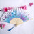 3 Pieces Ancient Style Folding Fan Female Classical Tassel Silk Fan Chinese Style Small Fan Portable Dance Craft National Fashion Fan Student Fan