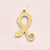 1 Piece 10X9Mm 16X13Mm 22X13Mm Hole 1~1.9Mm 304 Stainless Steel 18K Gold Plated Swan Footprint Snake Polished Jewelry Accessories Pendant