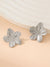 1 Pair Vintage Style Lady Artistic Flower 304 Stainless Steel 18K Gold Plated Ear Studs
