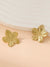 1 Pair Vintage Style Lady Artistic Flower 304 Stainless Steel 18K Gold Plated Ear Studs