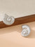 1 Pair Vintage Style Lady Artistic Flower 304 Stainless Steel 18K Gold Plated Ear Studs