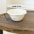 Embossed Fruit Air Cake Plate Household Ceramic Tableware Rice Bowl Disc Deep Plate Cream Color Cute High Face