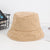 Unisex Casual Minimalist Commute Solid Color Wide Eaves Bucket Hat