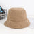 Unisex Casual Minimalist Commute Solid Color Wide Eaves Bucket Hat