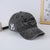 New Washed Old Letters Embroidered Peaked Cap Gray Trendy Men'S Street Women'S Sun-Proof Baseball Hat