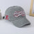 New Washed Old Letters Embroidered Peaked Cap Gray Trendy Men'S Street Women'S Sun-Proof Baseball Hat