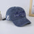 New Washed Old Letters Embroidered Peaked Cap Gray Trendy Men'S Street Women'S Sun-Proof Baseball Hat