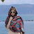 Yunnan Lijiang Tourism New Shawl Ethnic Style Scarf Women'S Retro Cape Thickened Cashmere Scarf
