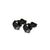 1 Pair Minimalist Round Square 304 Stainless Steel 18K Gold Plated Ear Studs