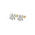 1 Pair Minimalist Round Square 304 Stainless Steel 18K Gold Plated Ear Studs