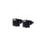 1 Pair Minimalist Round Square 304 Stainless Steel 18K Gold Plated Ear Studs