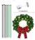 Special For Christmas Car Wreath With Lights Wreath Pvc28Cm Christmas Decorations Pendant