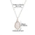 Casual Minimalist Geometric Natural Stone Titanium Steel Plating Pendant Necklace
