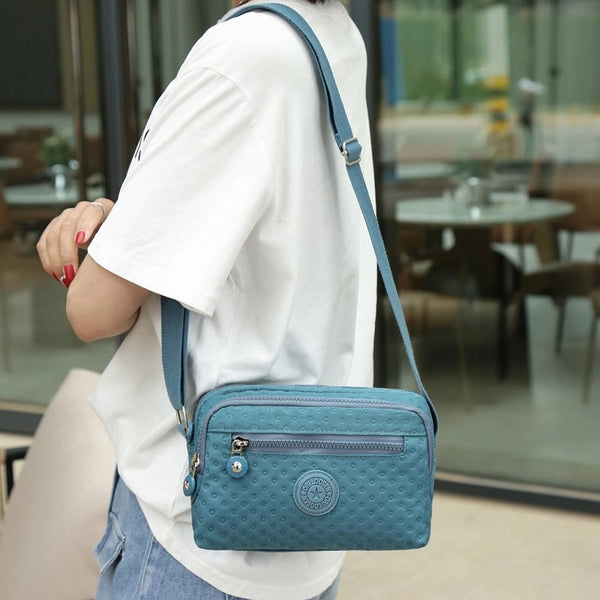Washed Cloth Women'S Bag Shoulder Bag New Nylon Bag Casual Shoulder Crossbody Women'S Pouches Messenger Bag Water-Proof Bag