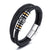 National Style Jewelry Stainless Steel Bracelet Men'S Multi-Layer Woven Leather Rope Titanium Steel Magnetic Buckle Bracelet