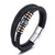 National Style Jewelry Stainless Steel Bracelet Men'S Multi-Layer Woven Leather Rope Titanium Steel Magnetic Buckle Bracelet