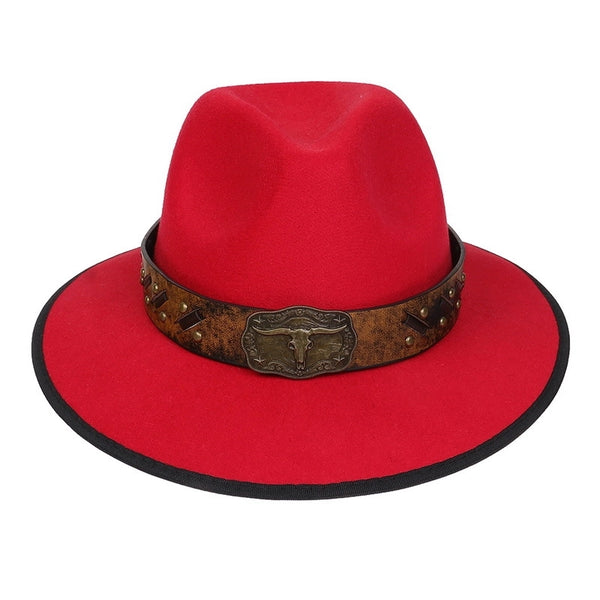 Tibetan Hat Autumn And Winter New Women'S Tibetan Cowboy Hat Men'S And Women'S Outdoor Cow Head Accessories Hat