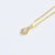 Copper 14K Gold Plated Palm Pendant Necklace