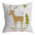 Cartoon Style Color Block Polyester Pillow Cases Couch & Sofa Decor