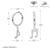 1 Pair 925 Sterling Silver Zircon Notes Drop Earrings