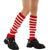 Women'S Fashion Stripe Solid Color Acrylic Jacquard Over The Knee Socks