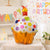 Cartoon Birthday Cake One Year Old Girl Boy Balloon Decoration Party Scene Layout Digital Photo Props Creative
