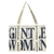 Women'S Large Canvas Letter Streetwear Square Zipper Shoulder Bag