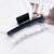 Women'S Basic Minimalist Geometric Square Plastic Hair Claws
