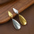 1 Pair Minimalist Commute Geometric Heart Shape 304 Stainless Steel Drop Earrings Ear Studs