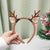 Christmas Christmas Wind Christmas Women'S Christmas Bell Flakes Elk Headdress