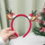 Christmas Christmas Wind Christmas Women'S Christmas Bell Flakes Elk Headdress