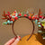 Christmas Christmas Wind Christmas Women'S Christmas Bell Flakes Elk Headdress