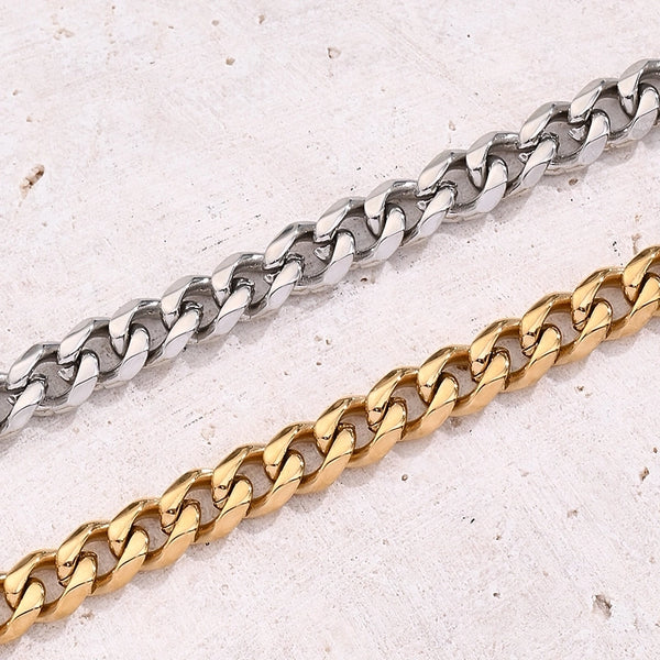 1 Strand/Package 304 Stainless Steel 18K Gold Plated Polished 6X5.5Mm Jewelry Accessories