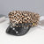 Women'S Classic Style Streetwear Leopard Curved Eaves Newsboy Cap