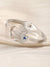 Minimalist Classic Style Solid Color Titanium Steel Zircon Bangle In Bulk