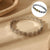 Minimalist Commute Solid Color Flower 304 Stainless Steel Bangle In Bulk