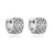 1 Pair Elegant Luxurious Shiny C Shape Circle Plating Inlay Copper Zircon 18K Gold Plated Earrings