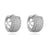 1 Pair Elegant Luxurious Shiny C Shape Circle Plating Inlay Copper Zircon 18K Gold Plated Earrings