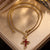 Minimalist Classic Style Cross 18K Gold Plated Artificial Rhinestones 304 Stainless Steel Zinc Alloy Rope Chain Pendant Necklaces