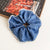 Women'S Minimalist Classic Style Solid Color Cloth Hair Tie
