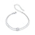1.0Ct Colorless(Def) Pear-Cut 925 Sterling Silver 925 Sterling Silver Cable Chain Bracelets Minimalist Shiny Vs1-Vs2 Gra Certificate