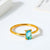 Minimalist Geometric Titanium Steel Rings