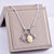 Minimalist Classic Style Heart Shape Flower 304 Stainless Steel Plating Pendant Necklace